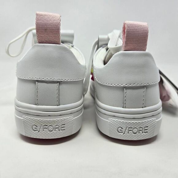 G/FORE KILTIE ROCK STUD DURF LIMITED EDITION GOLF SHOES WHITE PINK WOMENS 5 NEW - Picture 3 of 6